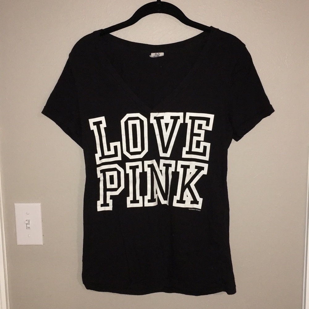VS Pink Black T-Shirt